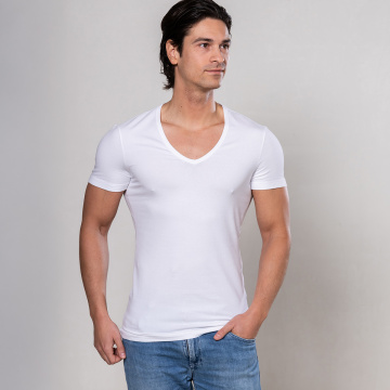 Alca Lite T‑Shirt Homme Col V‑Shape
