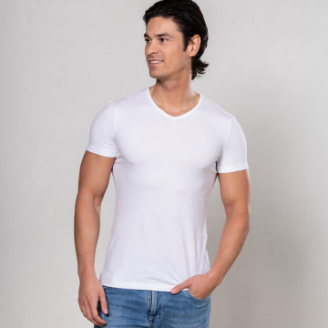 Alca Basic T‑Shirt Homme Col V‑Shape