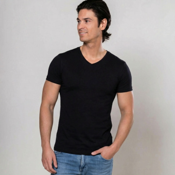 Alca Basic T‑Shirt Homme Col V‑Shape