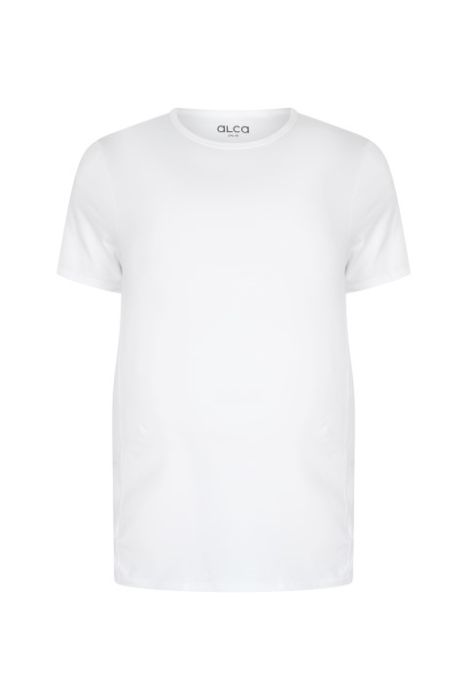 Alca Classic 2-pack T-shirt Ronde Hals Wit 7XL-B